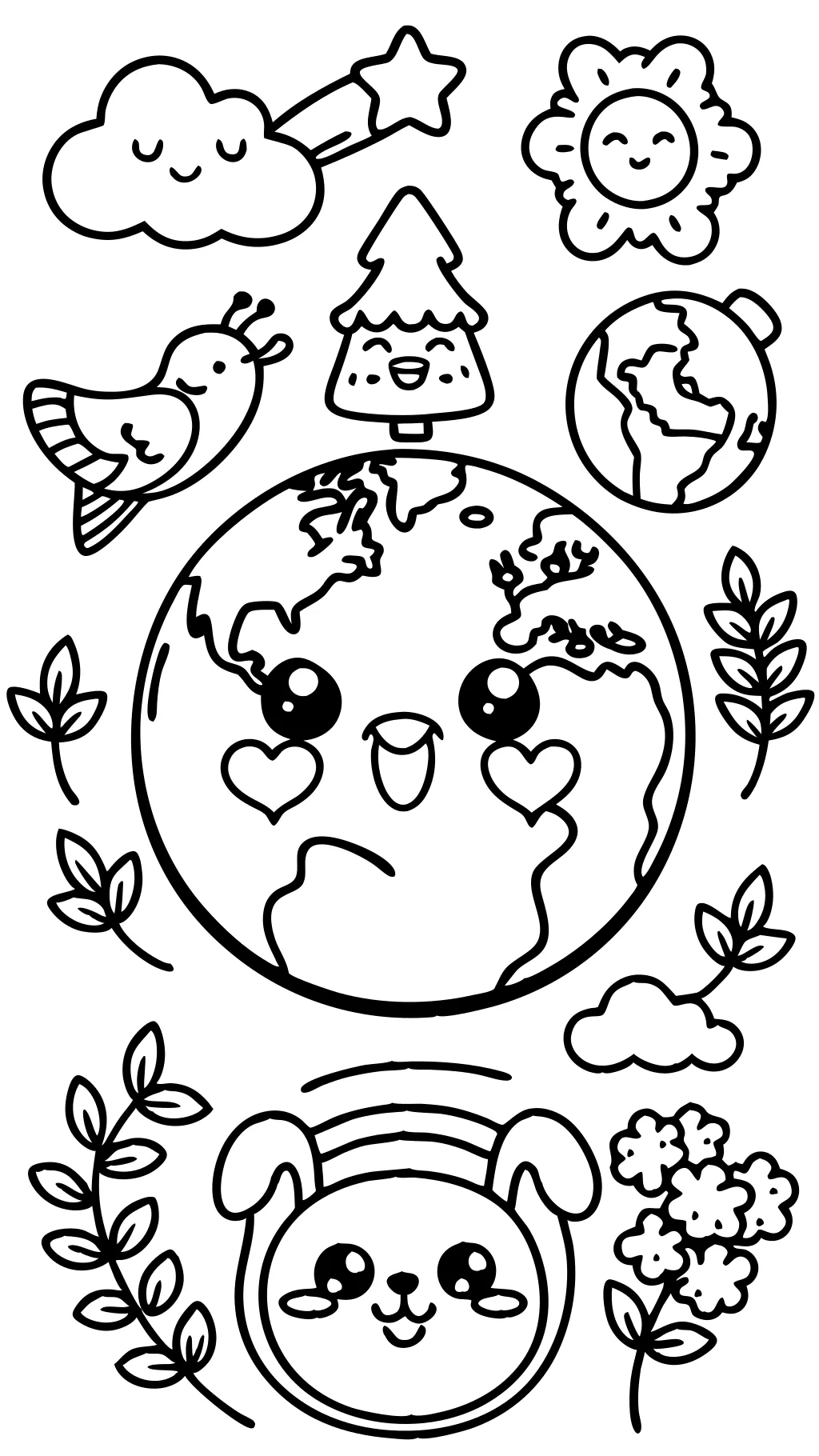 earth day coloring pages